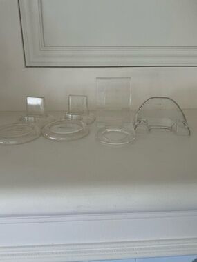 Clear Acrylic Display Stands - Set of 4